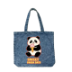 Sweet Panda Days Denim Tote Bag